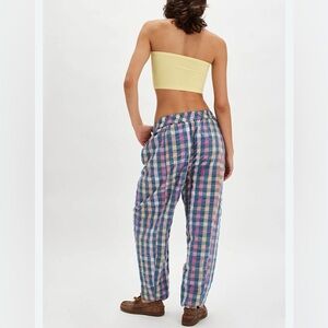 SOLD!Free People preppy poplin gingham pants
